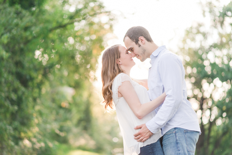 Engagement session timing maryland centennial park