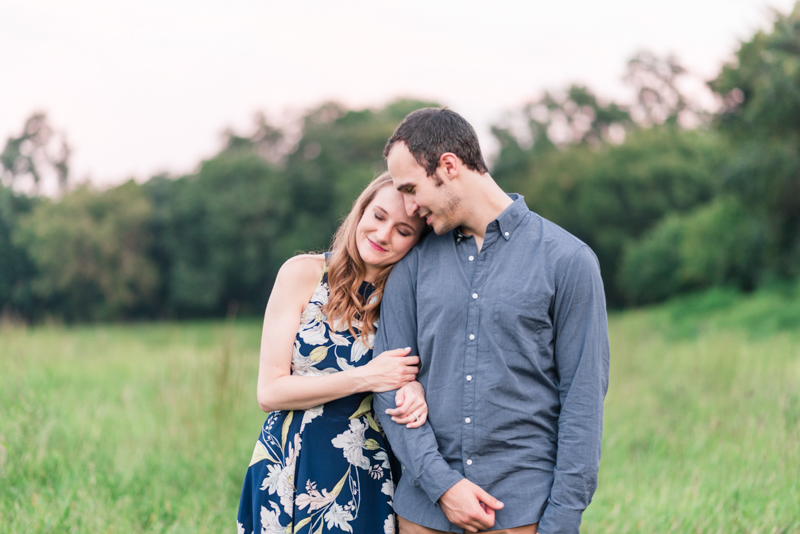 Engagement session timing maryland centennial park