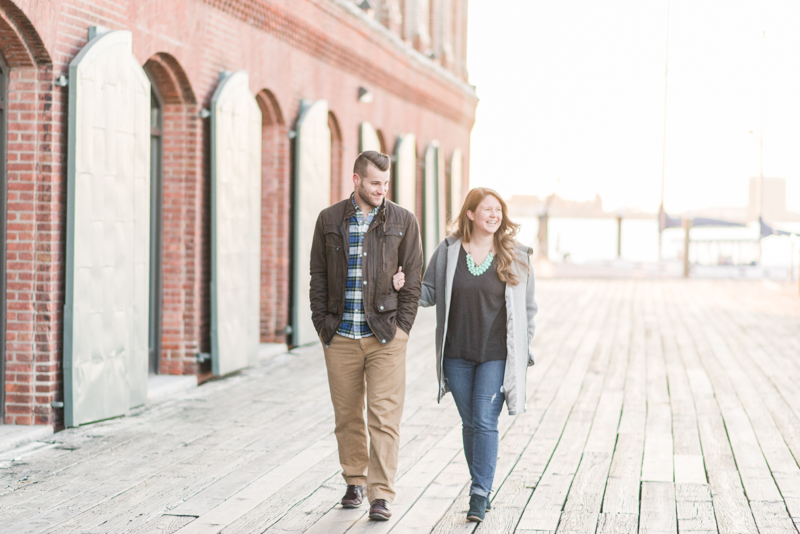 Engagement session timing maryland baltimore fells point