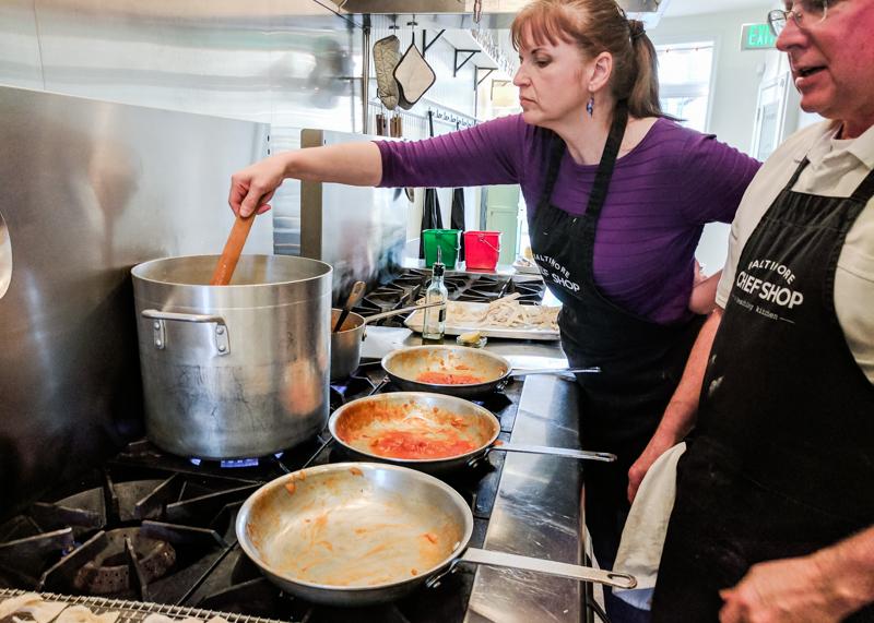 Baltimore Chef Shop Maryland cooking class