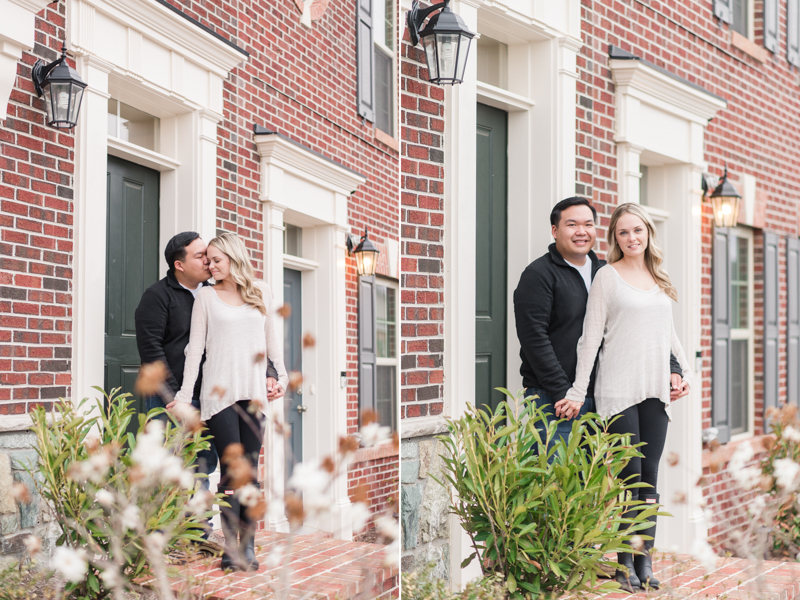 clarksburg maryland home engagement photography wedding couple