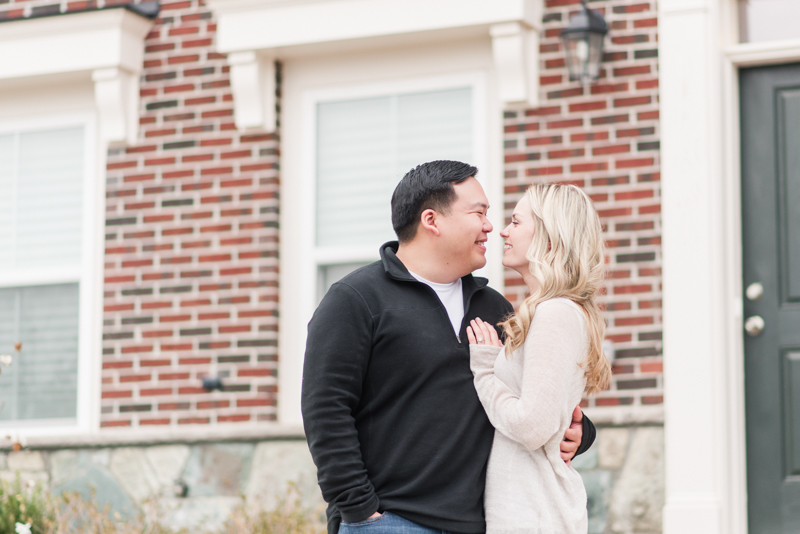 clarksburg maryland home engagement photography wedding couple