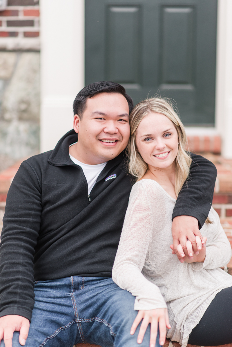 clarksburg maryland home engagement photography wedding couple