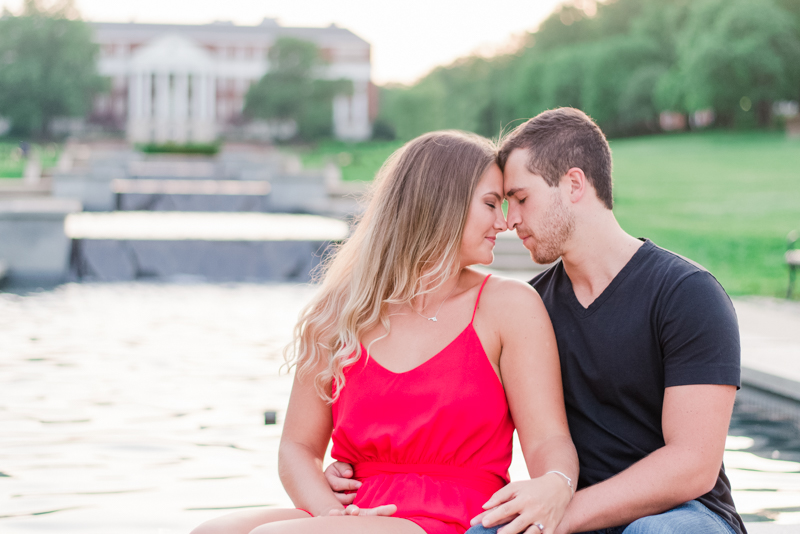 university of maryland college park engagement session