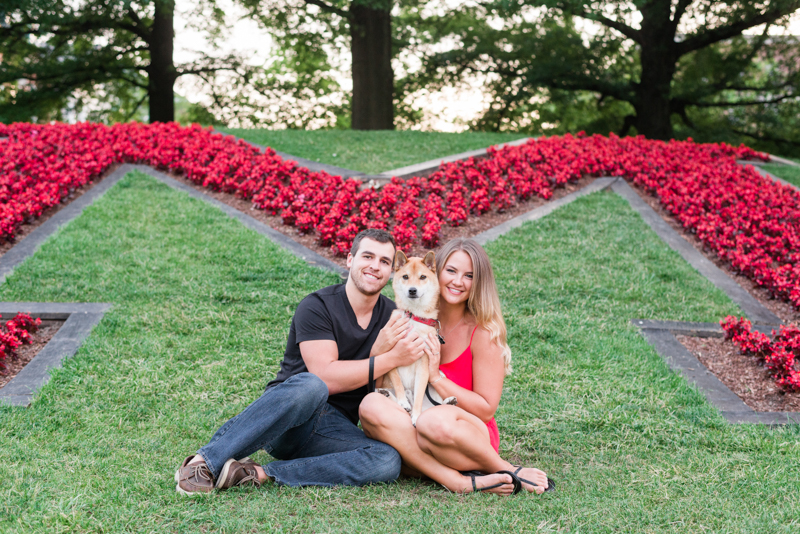 university of maryland college park engagement session