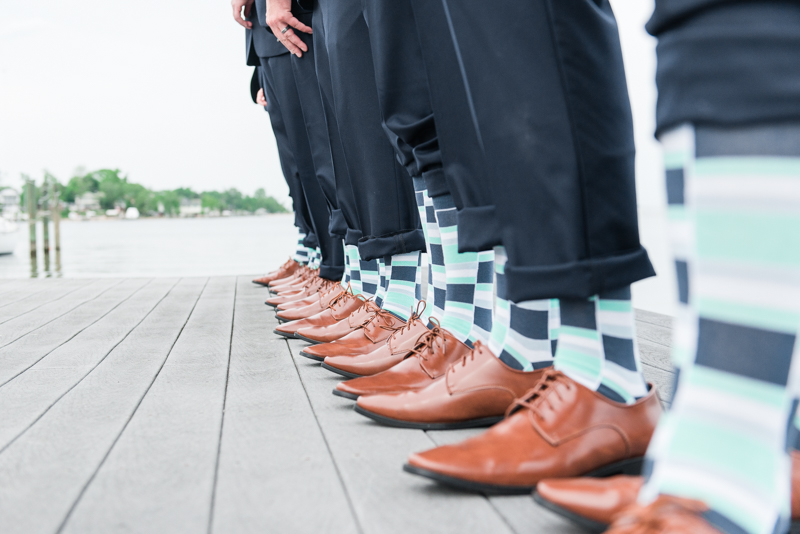 wedding photographers in maryland anchor inn pasadena groomsmen socks