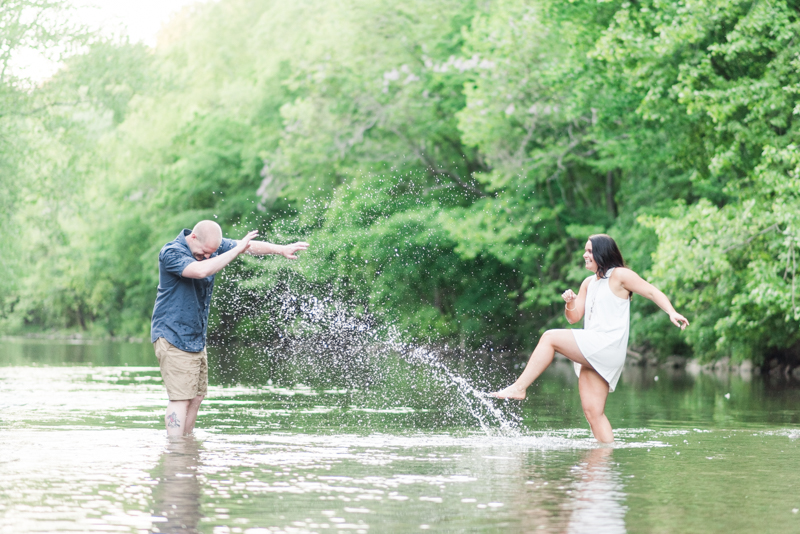 wedding photographers in maryland patapsco state park engagement session baltimore