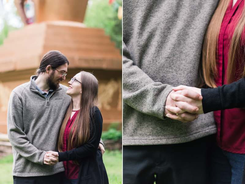 wedding photographers in maryland poolesville the peace park engagement session