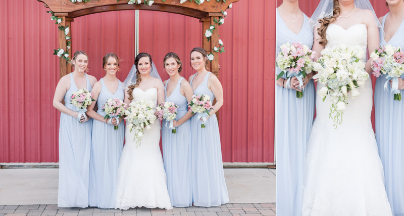 wedding photographers in maryland robin hill farm brandywine vogel flowers bridal party