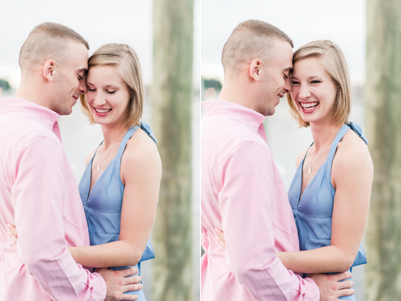 Wedding Photographers in Maryland Downtown Annapolis Engagement Session Sunrise Pastel Waterfront