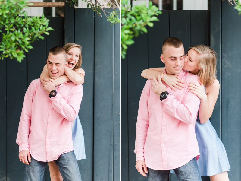 Wedding Photographers in Maryland Downtown Annapolis Engagement Session Sunrise Pastel Main Street