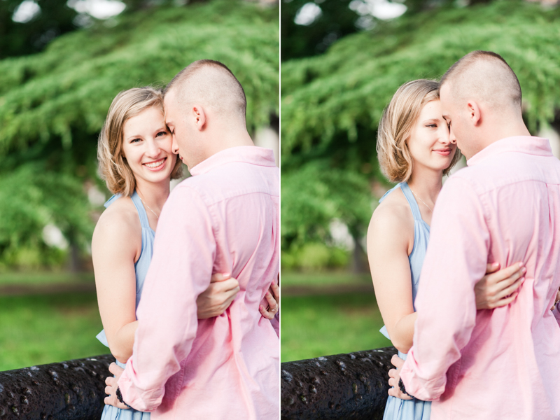 Wedding Photographers in Maryland Downtown Annapolis Engagement Session Sunrise Pastel State House