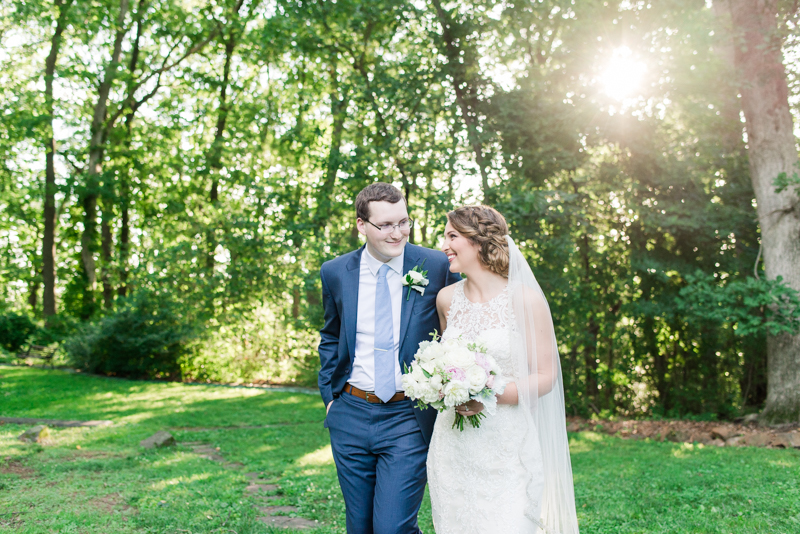 Wedding Photographers in Maryland Liriodendron Mansion Bel Air bride and groom