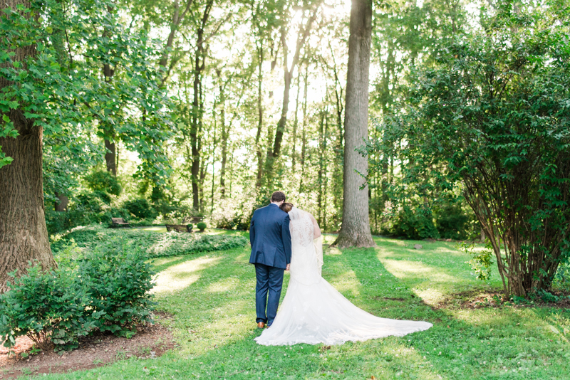 Wedding Photographers in Maryland Liriodendron Mansion Bel Air bride and groom