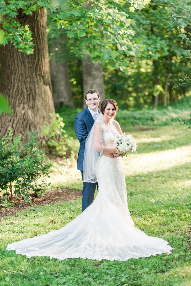 Wedding Photographers in Maryland Liriodendron Mansion Bel Air bride and groom