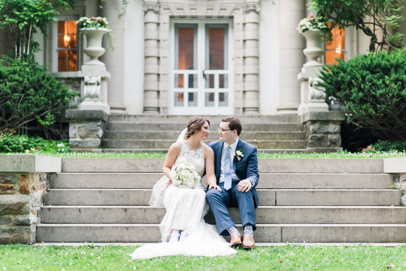 Wedding Photographers in Maryland Liriodendron Mansion Bel Air bride and groom