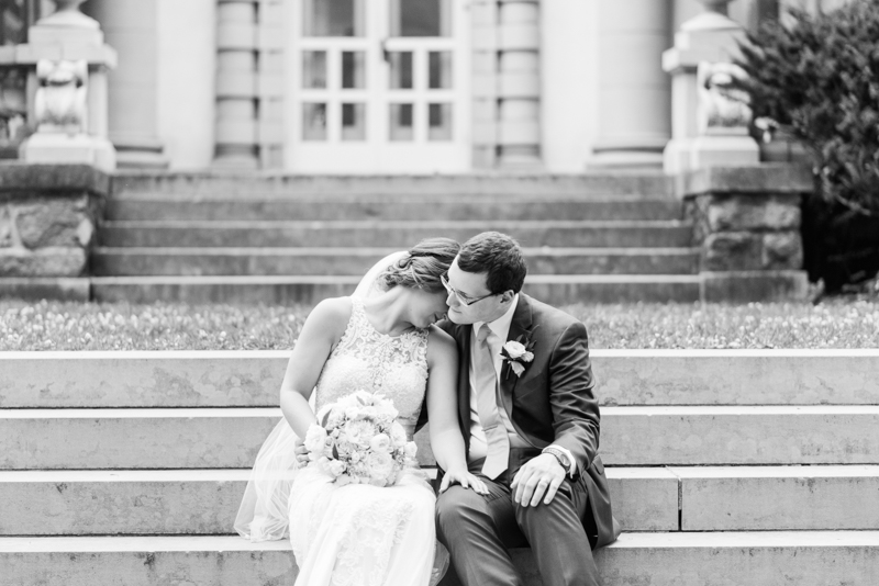 Wedding Photographers in Maryland Liriodendron Mansion Bel Air bride and groom