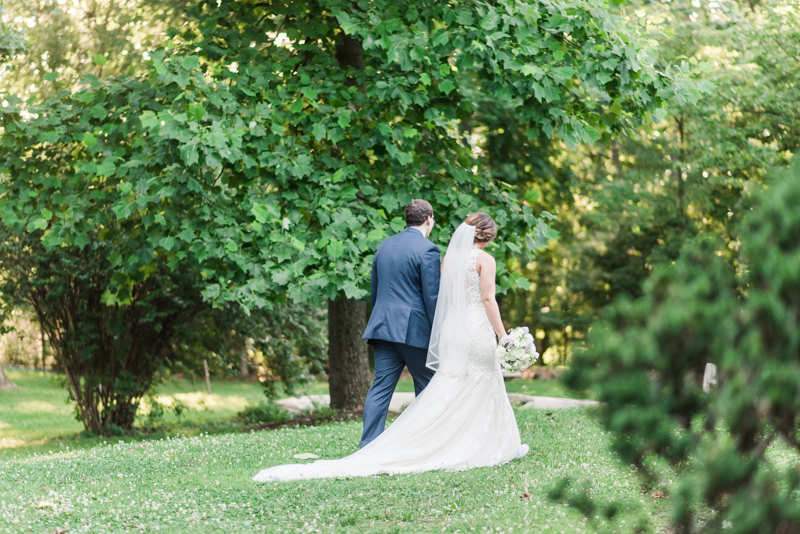 Wedding Photographers in Maryland Liriodendron Mansion Bel Air bride and groom