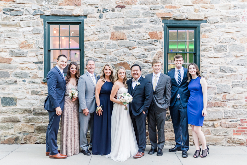 wedding photographers in maryland mt. washington mill dye house baltimore