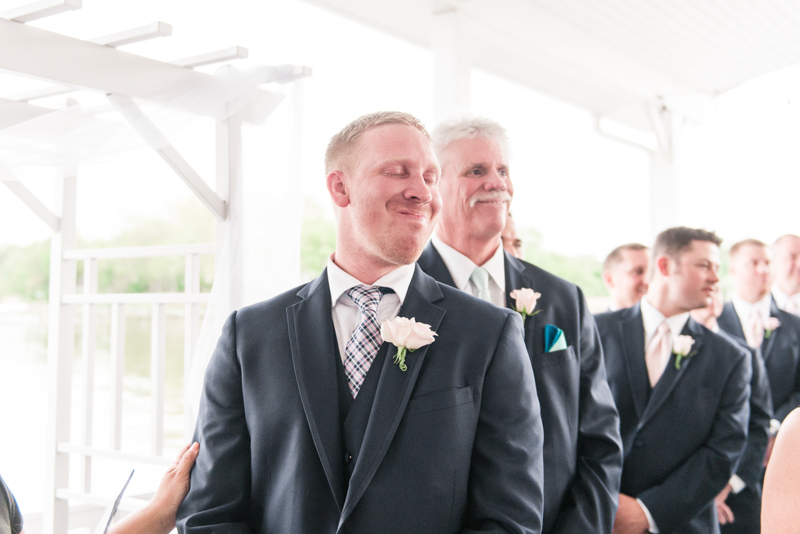 wedding photographers in maryland groom reactions baltimore annapolis dc