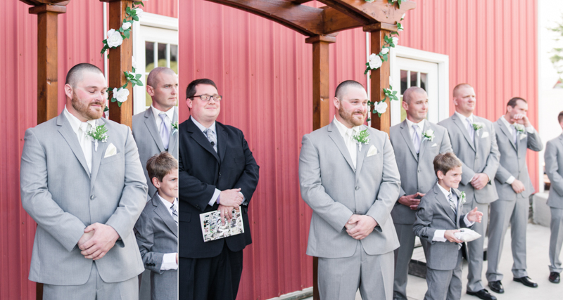 wedding photographers in maryland groom reactions baltimore annapolis dc