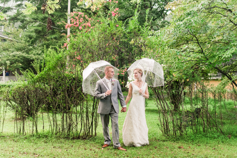 wedding photographers in maryland emory grove hotel glyndon rain day