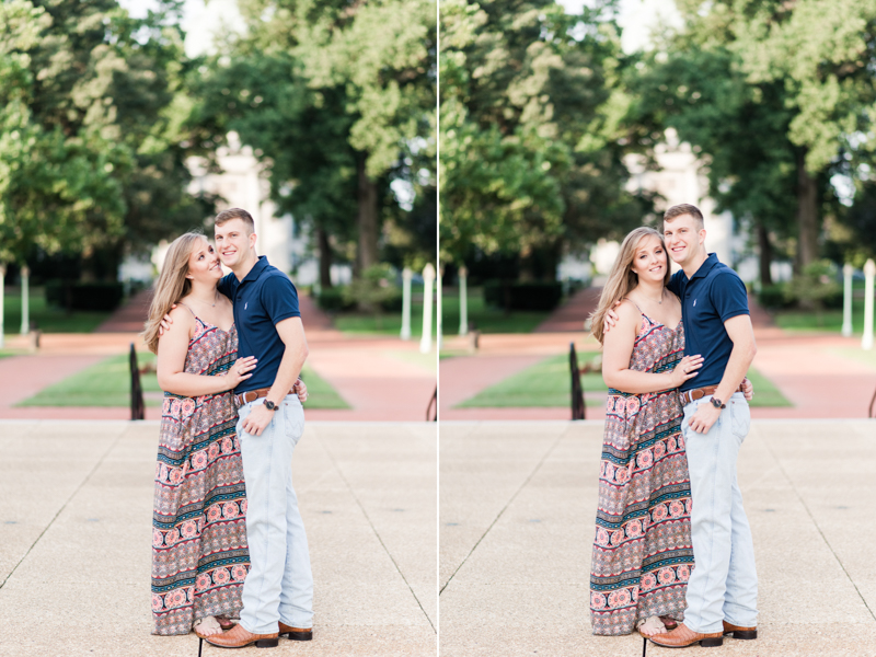 wedding photographers in maryland naval academy engagement downtown annapolis