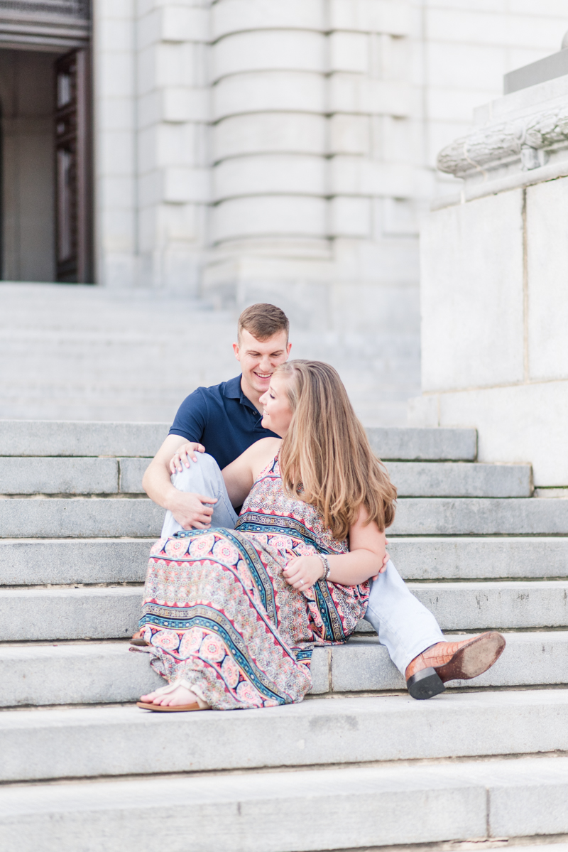 wedding photographers in maryland naval academy engagement downtown annapolis