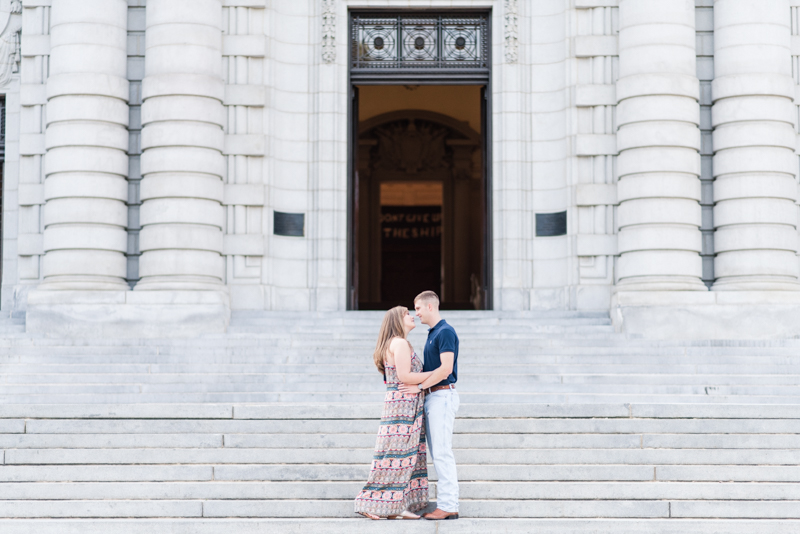 wedding photographers in maryland naval academy engagement downtown annapolis