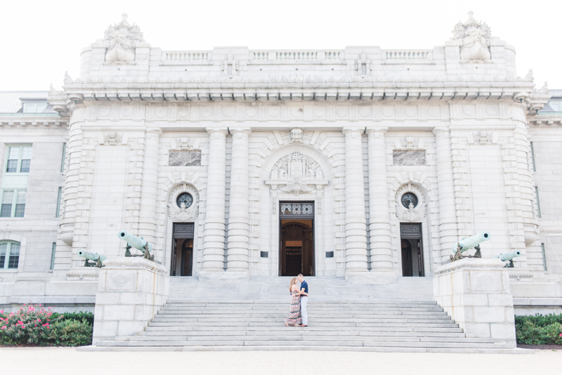 wedding photographers in maryland naval academy engagement downtown annapolis