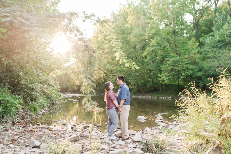 Wedding Photographers in Maryland Historic Savage Mill Engagement Session