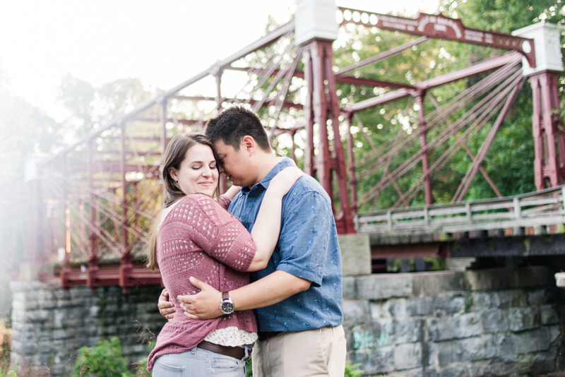 Wedding Photographers in Maryland Historic Savage Mill Engagement Session