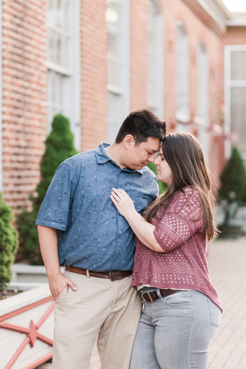 Wedding Photographers in Maryland Historic Savage Mill Engagement Session