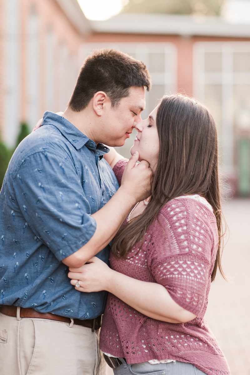 Wedding Photographers in Maryland Historic Savage Mill Engagement Session