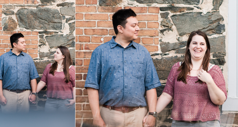 Wedding Photographers in Maryland Historic Savage Mill Engagement Session