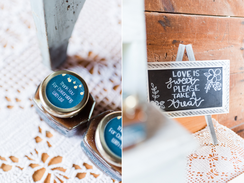 wedding photographers in maryland baltimore rocklands farm fall apple butter favors