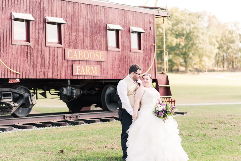 Wedding Photographers in Maryland Caboose Farm Frederick 