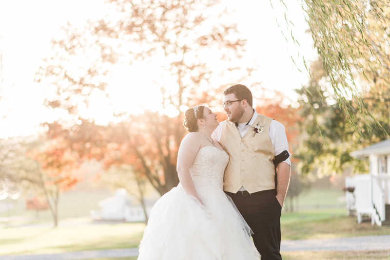 Wedding Photographers in Maryland Caboose Farm Frederick Sunset