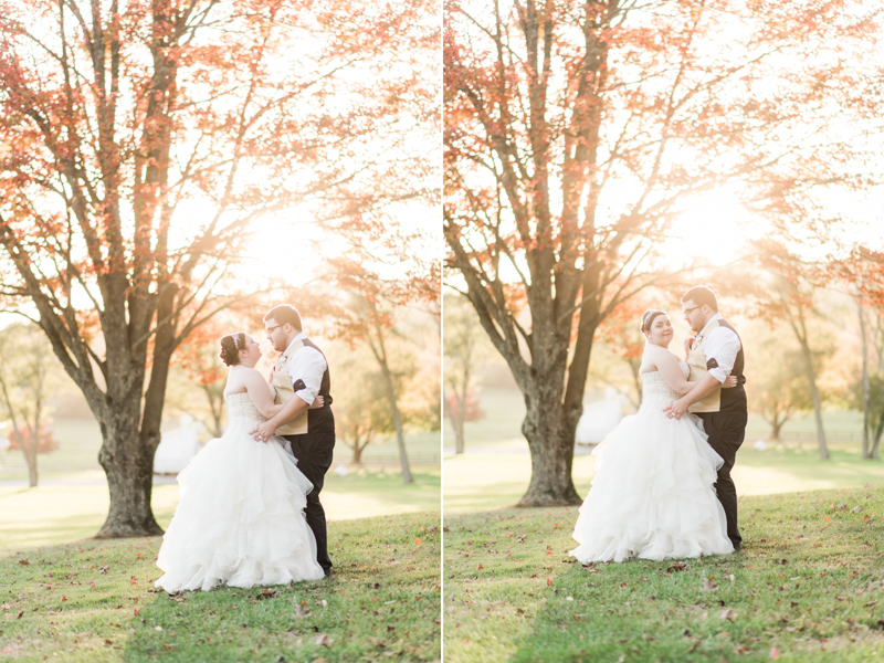 Wedding Photographers in Maryland Caboose Farm Frederick Sunset