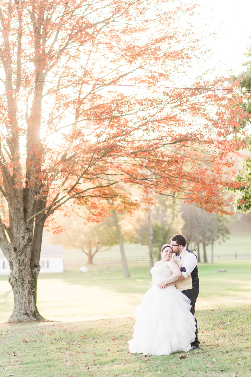 Wedding Photographers in Maryland Caboose Farm Frederick Sunset