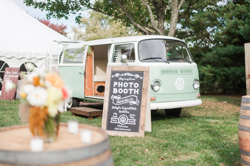 Wedding Photographers in Maryland Mount Airy Backyard October