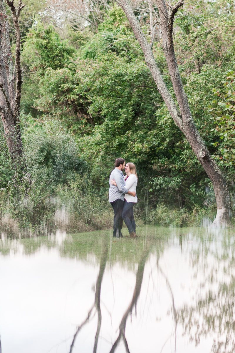 Wedding Photographers in Maryland Susquehanna State Park Engagement Session Sunset