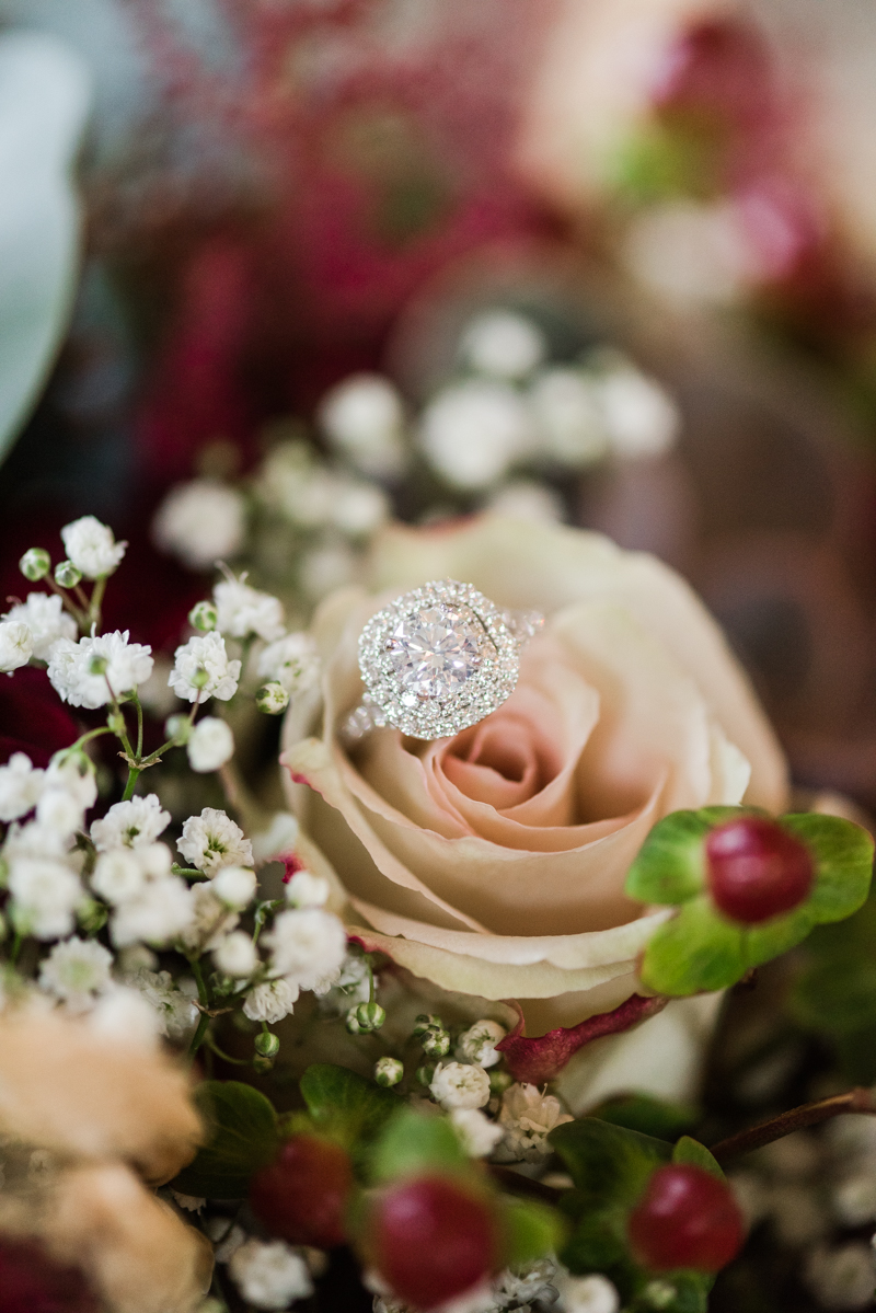 Wedding Photographers in Maryland Dulany's Overlook Frederick November Blossom and Basket