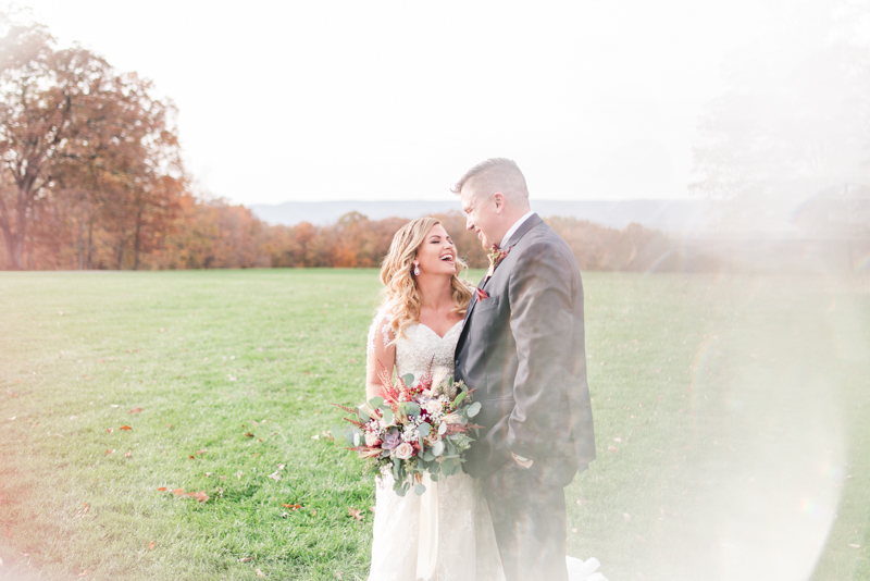 Wedding Photographers in Maryland Dulany's Overlook Frederick November