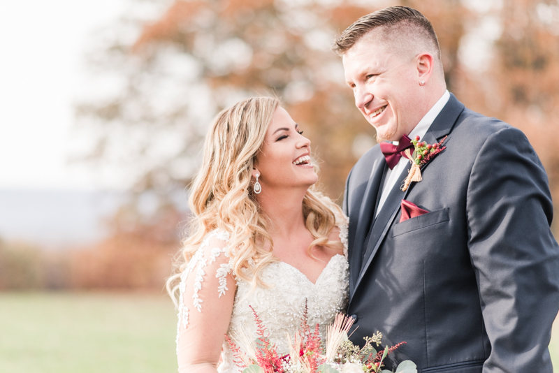 Wedding Photographers in Maryland Dulany's Overlook Frederick November