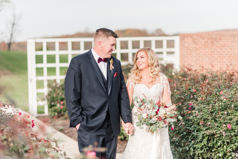 Wedding Photographers in Maryland Dulany's Overlook Frederick November