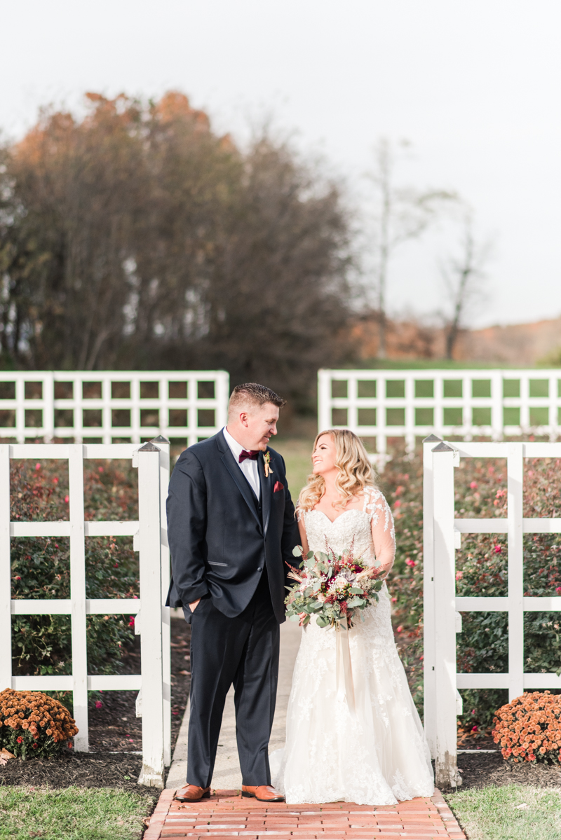 Wedding Photographers in Maryland Dulany's Overlook Frederick November