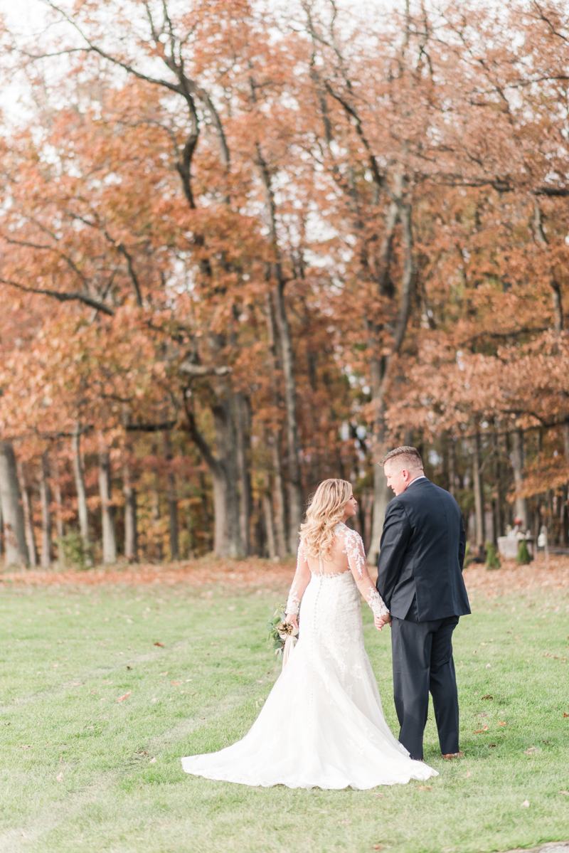 Wedding Photographers in Maryland Dulany's Overlook Frederick November