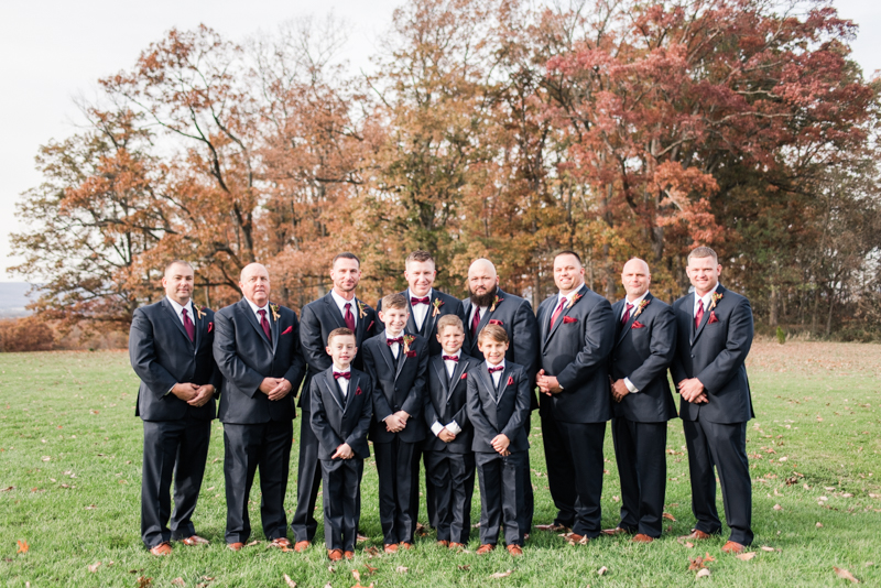 Wedding Photographers in Maryland Dulany's Overlook Frederick November