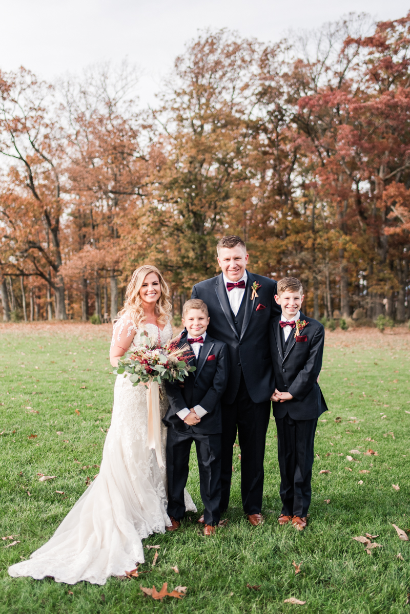 Wedding Photographers in Maryland Dulany's Overlook Frederick November